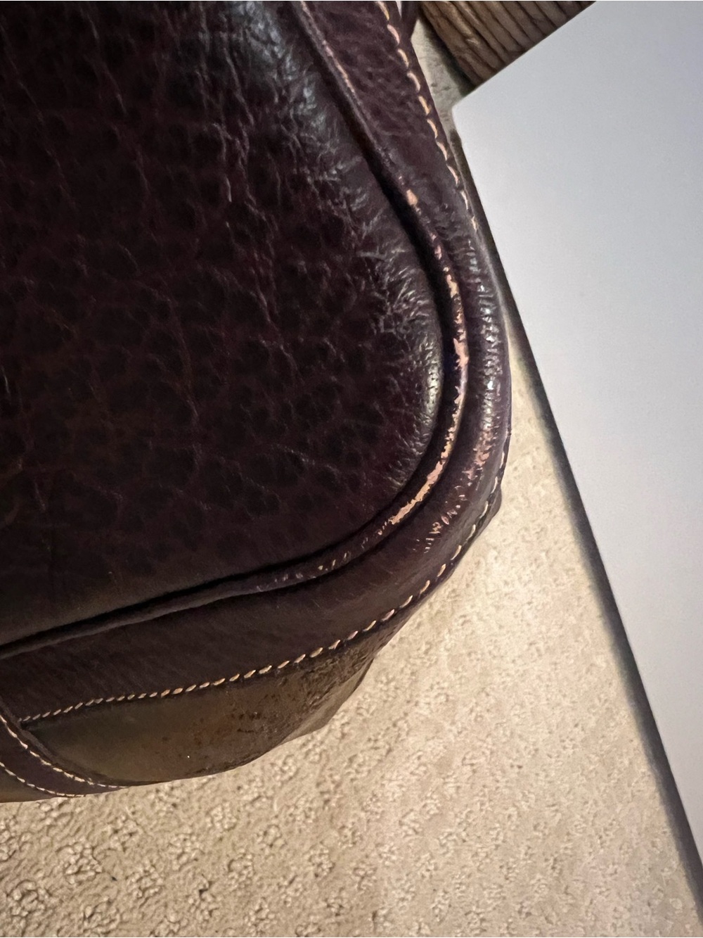 Vintage Hermès Amazonia leather Large Brown garden party Tote Bag - Picture 8 of 14